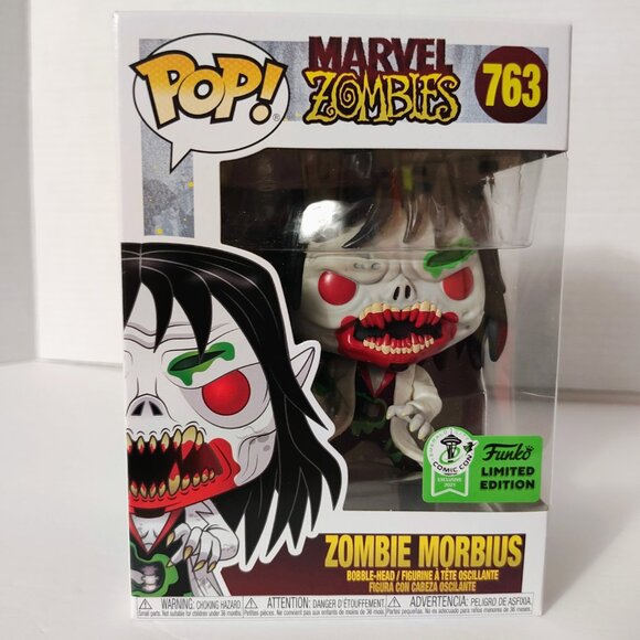 Funko Pop! Marvel Zombies - Zombie Morbius #763 (2021 Emerald City Comic Con) - Picture 1 of 6